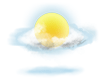 It is forcast to be Chance of a Thunderstorm at 11:00 PM EDT on June 19, 2013