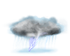 It is forcast to be Thunderstorm at 11:00 PM EDT on June 17, 2013